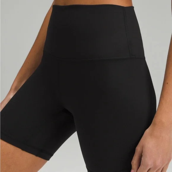 NWOT Lululemon Align High- Rise Short 6” Women's Black - Picture 6 of 7